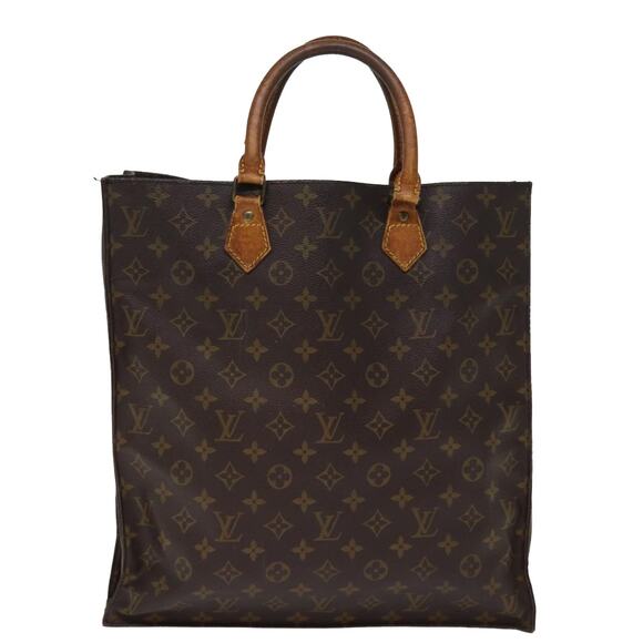 LOUIS VUITTON Monogram Sac Plat Hand Bag M51140 - Picture 13 of 16